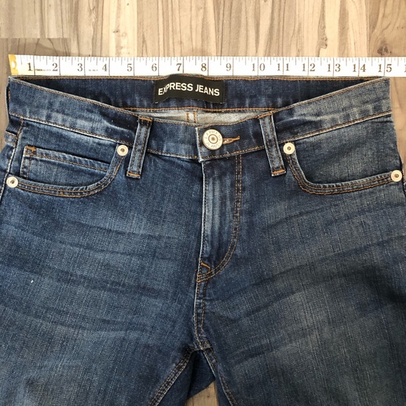 EXPRESS Girlfriend Jeans | sz 0 - Picture 4 of 6